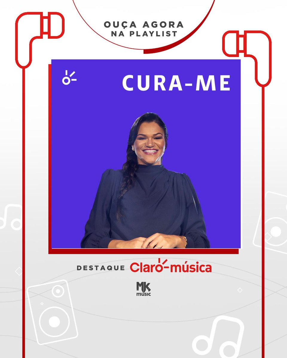 Glória a Deus! <a href="/fabisinfronioof/">Fabiana Sinfrônio</a> está na capa da playlist CURA-ME, do <a href="/Claromusica/">Claro música</a> 🤩 Corre para ouvir muito “Permissão de Deus”! Obrigada, time <a href="/ClaroBrasil/">Claro Brasil</a> 🤗

🎧 gospel.mk/plcurameclarom…

#PermissaoDeDeus #FabianaSinfronio #ClaroMusica #Gospel #MKMusic