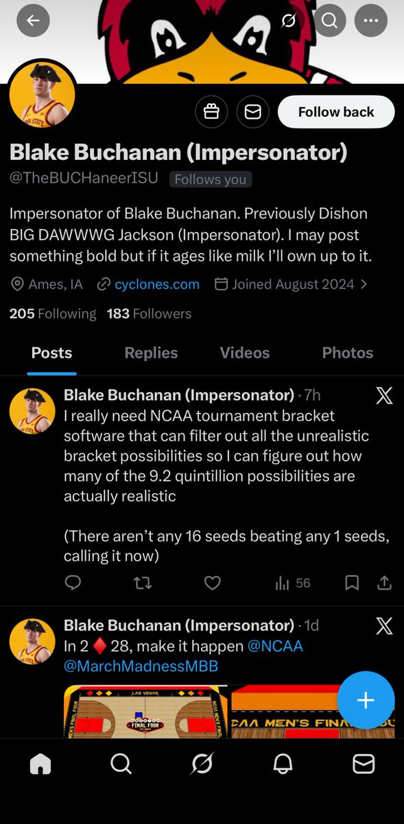 IowaTDKing's tweet image. Should I make this fans day?

#fuckstate