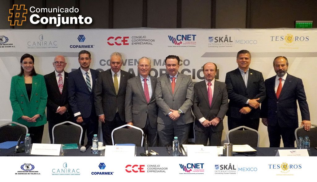 🌎✈️ El sector empresarial turístico de México avanza con una agenda conjunta para fortalecer la competitividad, la promoción internacional y el desarrollo sostenible del turismo.

Consulta aquí nuestro #ComunicadoConjunto: cpmx.me/4rWPsTa