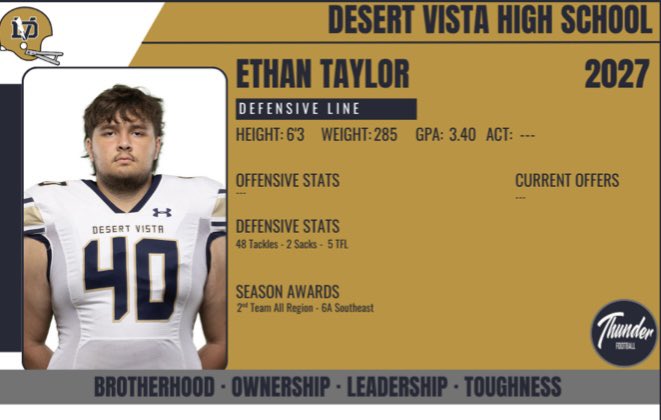 Desert Vista Football Recruiting tweet media