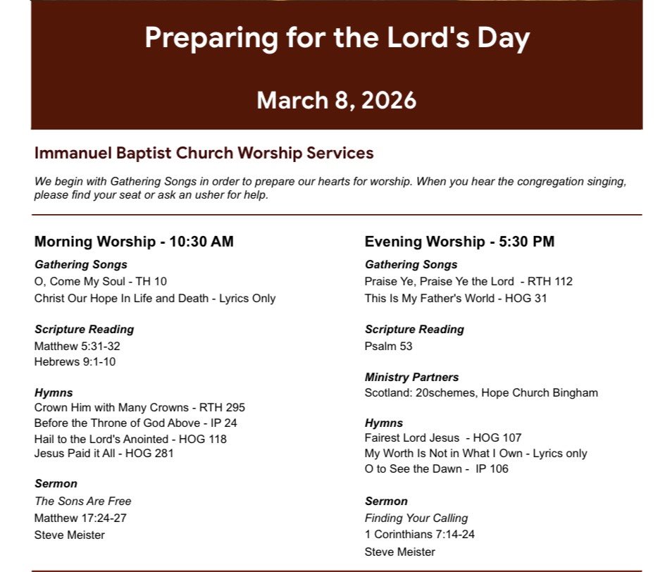 Immanuel Baptist Church Sacramento tweet media