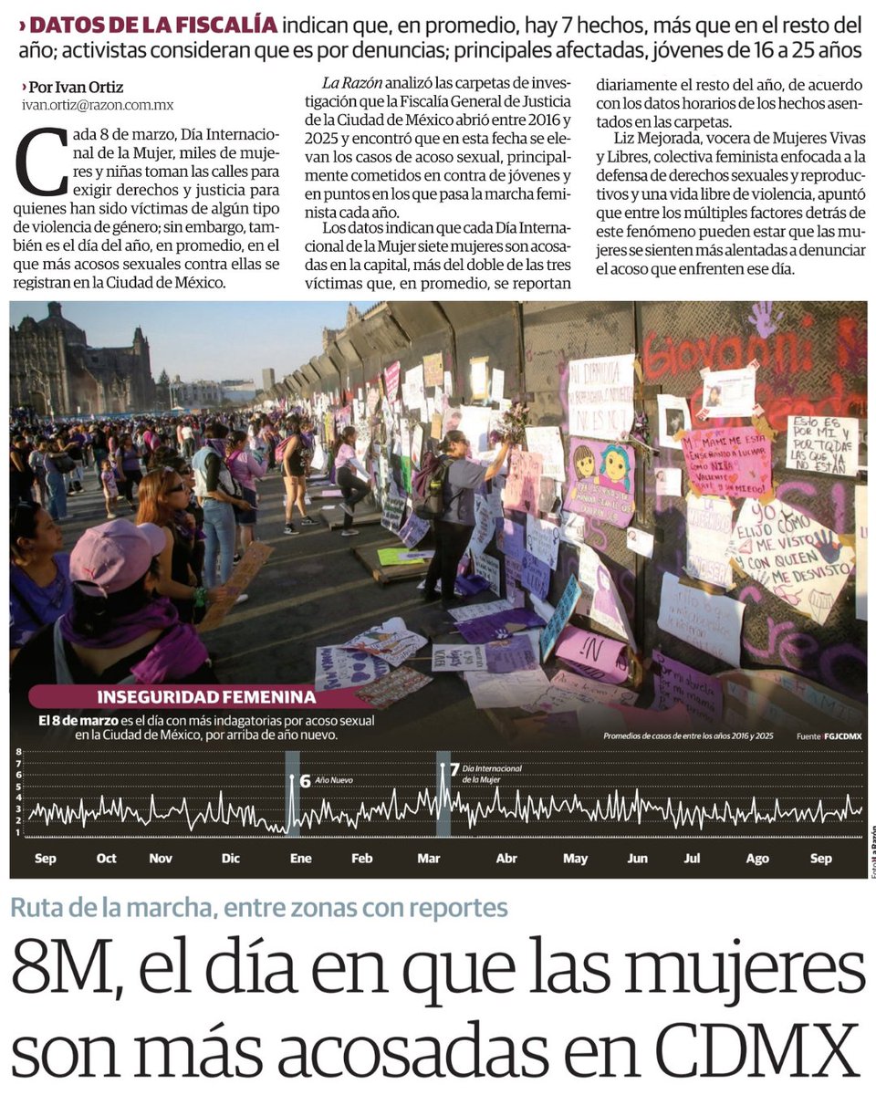 En el #8M miles de mujeres toman las calles para exigir justicia ...