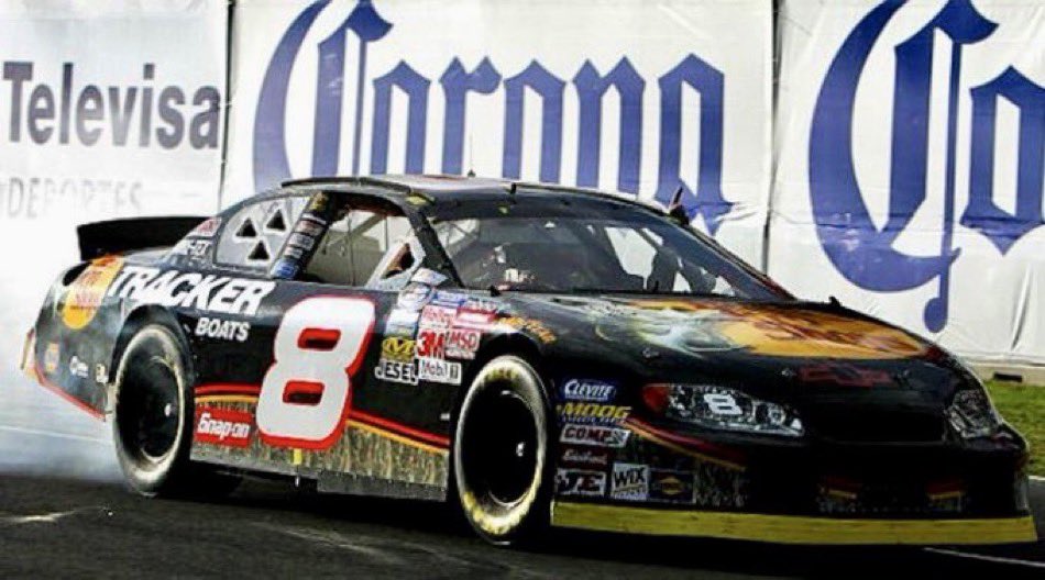 LegendsNascar's tweet photo. Martin Truex Jr won the 2005 Telcel Motorola 200 at Mexico City 21 years ago today. 🏁 

#MTJ won back-to-back Busch series championships in 2004 and 2005.  

#Chance2Motorsports 🏁 https://t.co/8g0ygaTNbB