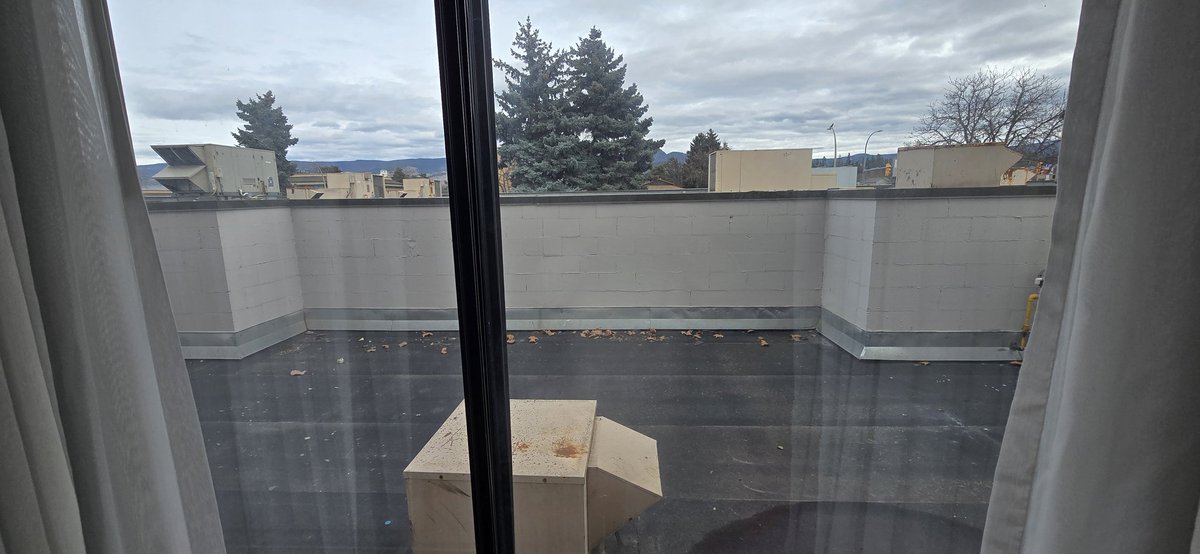 I'm grateful for the views from my hotel room.