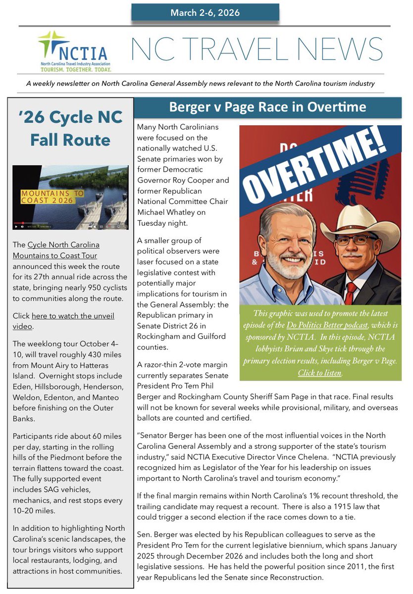 NC Travel Industry Association tweet media