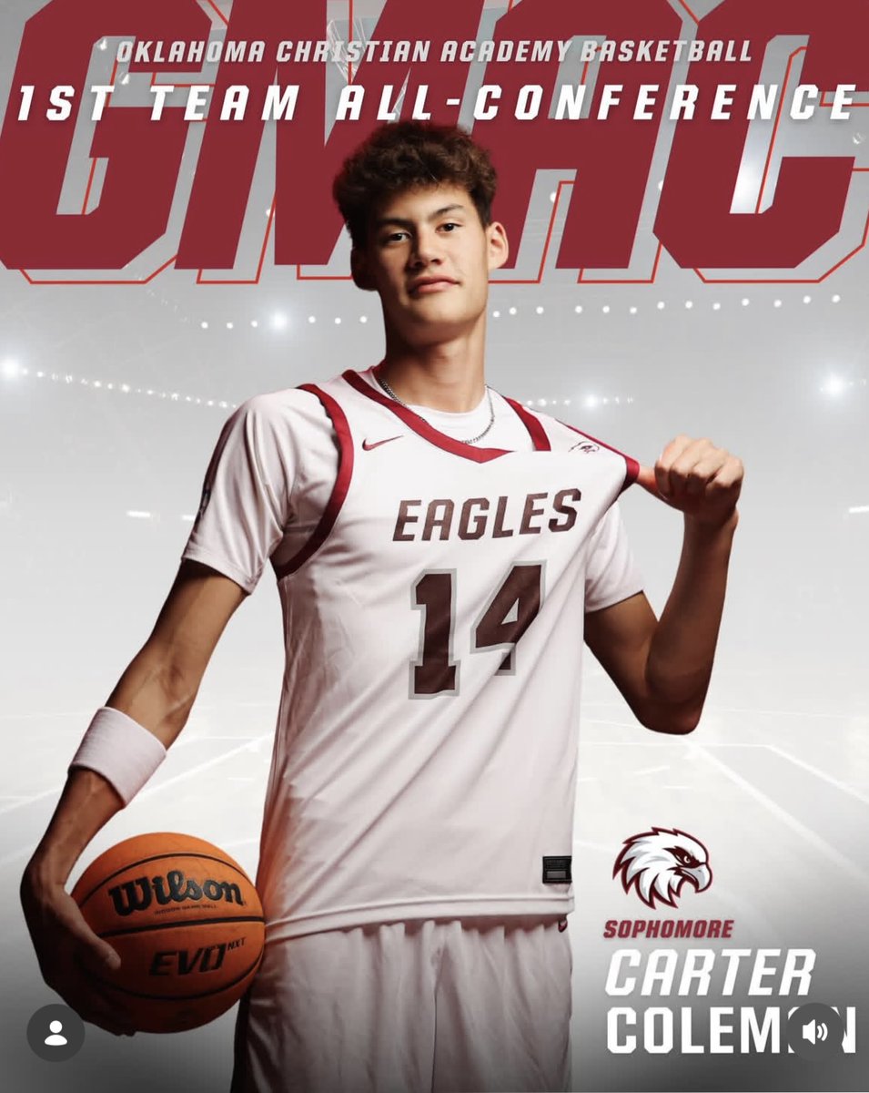 carter_coleman1's tweet photo. Humbled to be named 1st Team All-Conference in the GMAC. Thank you to all the coaches for this honor.
@prephoopsok
 @OkieBall_1 
@MokanBasketball 
@mosesk225 
@JamieShaw5 
@GradyMajors 
@thejordancdavis https://t.co/k87dfs8qg0