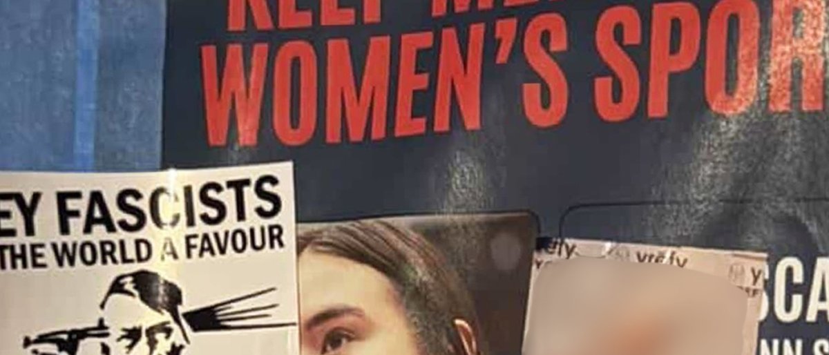 CalebHowe's tweet photo. It's worse than you think: Campus lefties sabotage UC San Diego @YAF chapter's event with threatening violent imagery and other tactics. And it's not the first hate-fest by leftist students at the school.   https://t.co/aVrFQg9lis via @DailyCaller @Jaryn_Crouson https://t.co/e00YkgaFuX