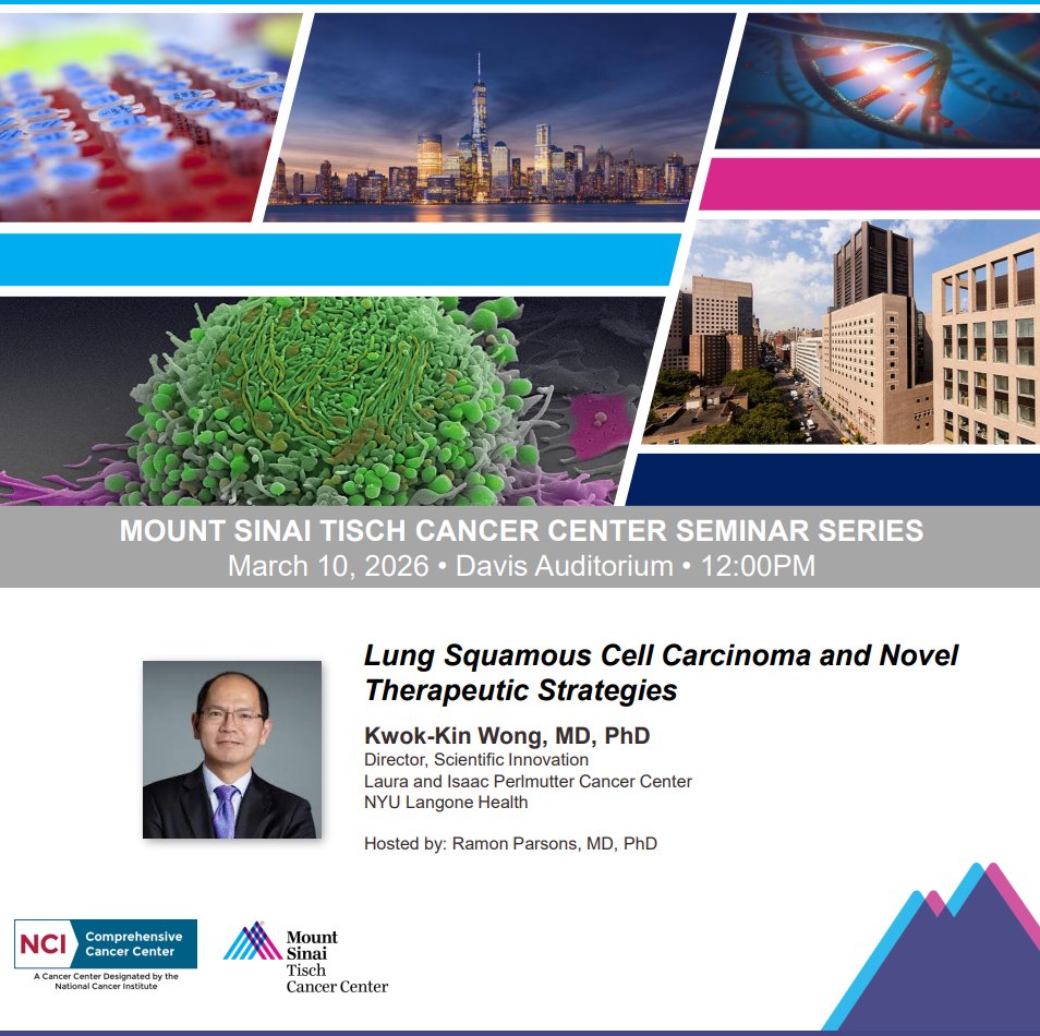 Mount Sinai Tisch Cancer Center tweet media