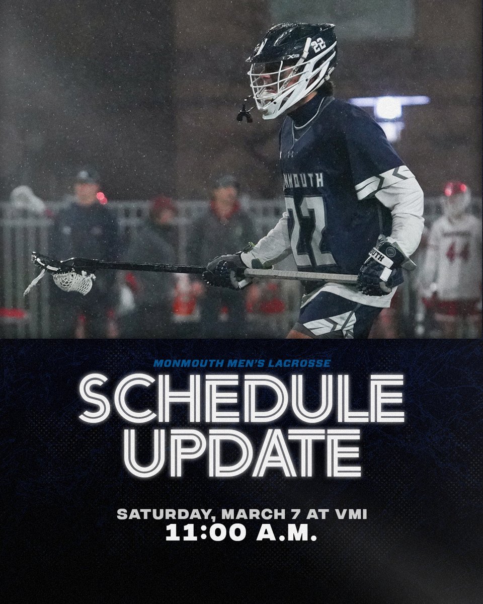 Monmouth Men’s Lacrosse tweet media