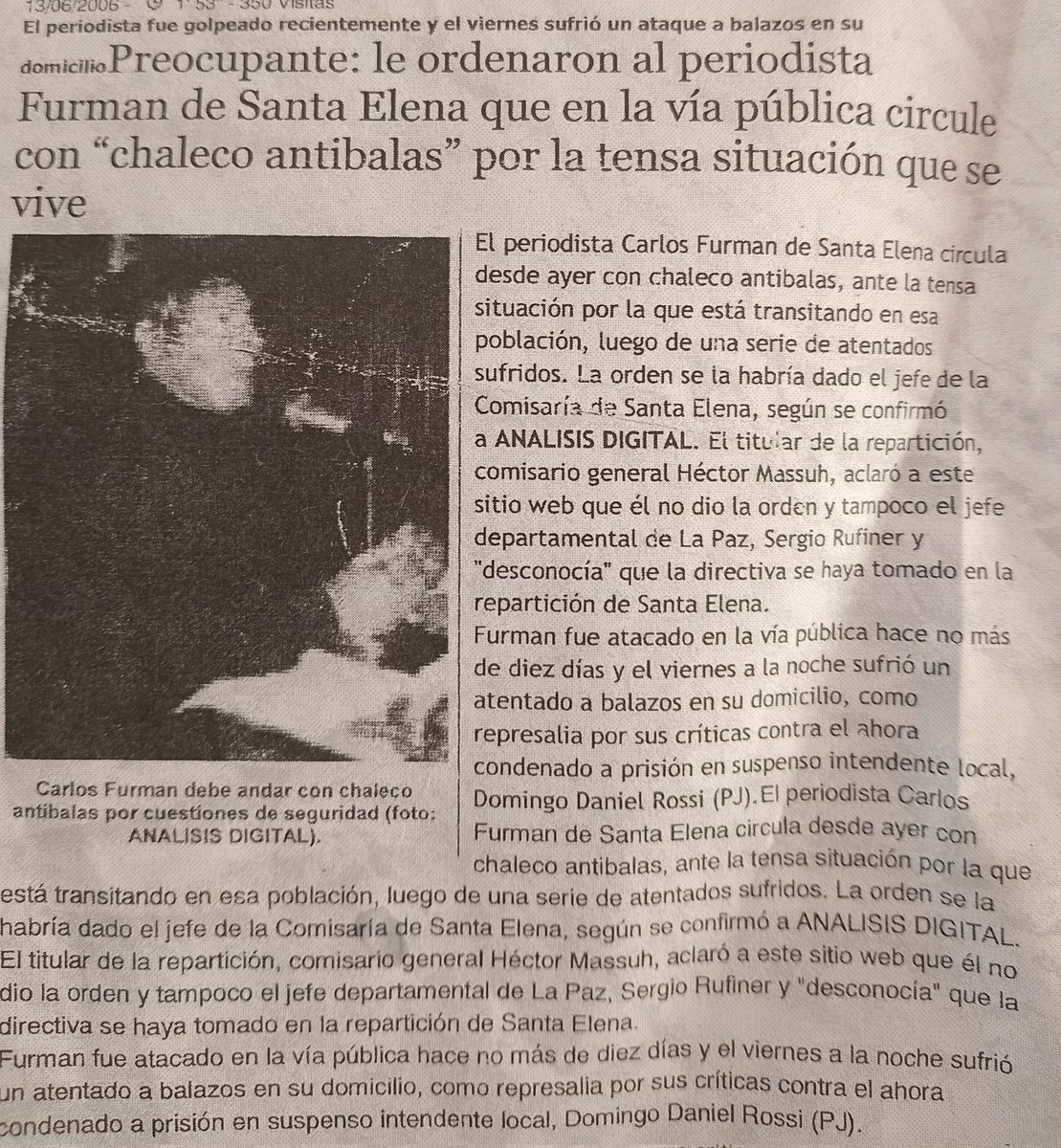 Perseguido y enfermo.