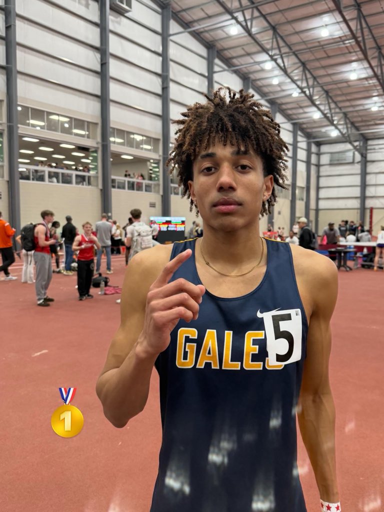 CoachMoorhead's tweet photo. Gabe McNeil is the 2026 Ohio Division 1 Indoor 800 M STATE CHAMPION! https://t.co/vpVs9T61Ck