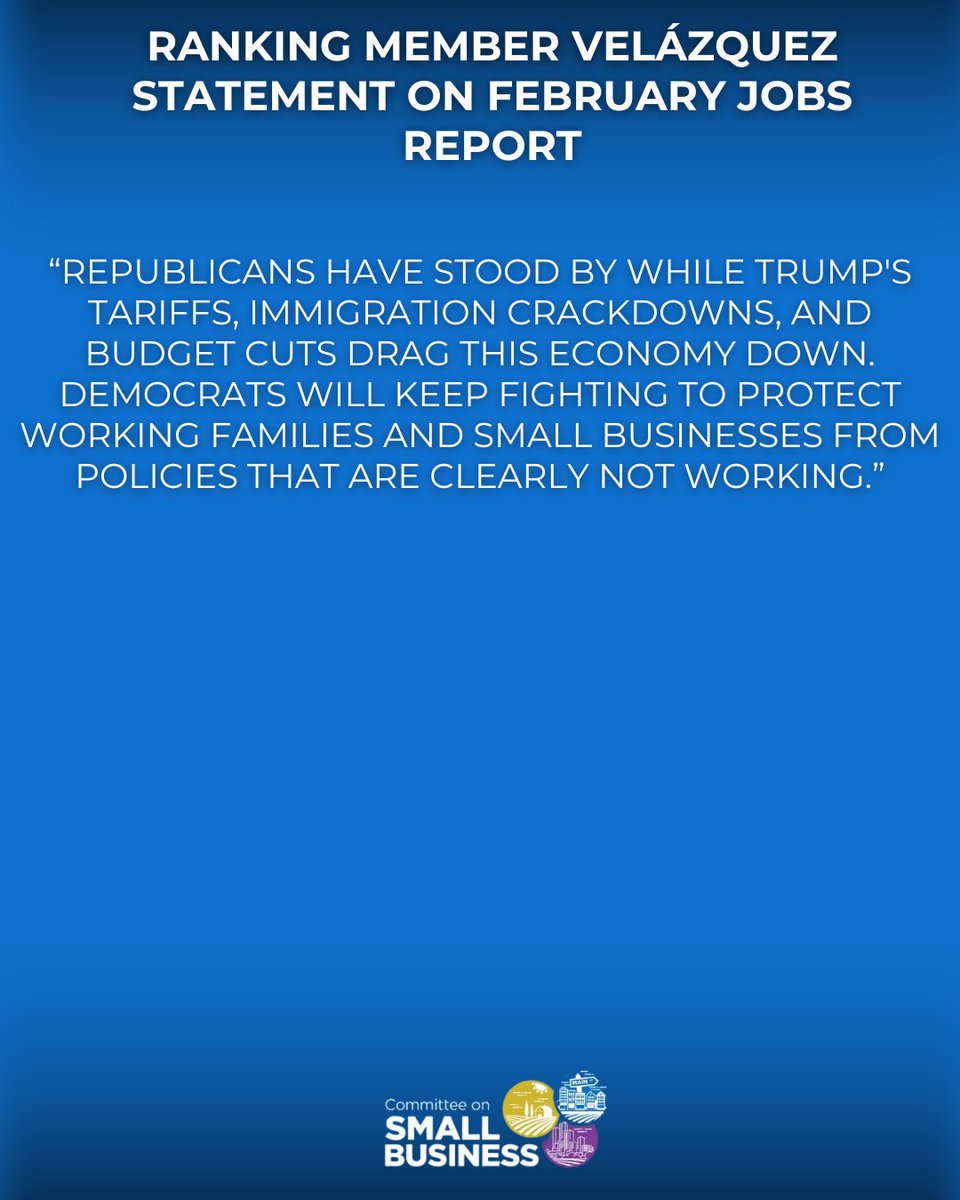 House Committee on Small Business Democrats tweet media