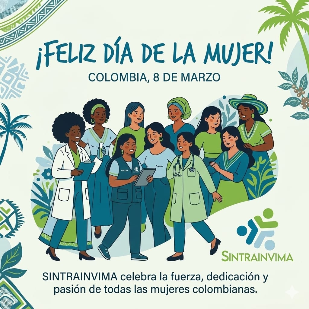 Sintrainvima24's tweet photo. Desde Sintrainvima nos unimos a la 🥳 conmemoración de esta fecha tan especial, que que destaca el valor y la fortaleza de las mujeres 👩‍🦰en todo el mundo, especialmente aquellas que luchan por la justicia social y  los ✍️derechos laborales. https://t.co/49ux7Utue1