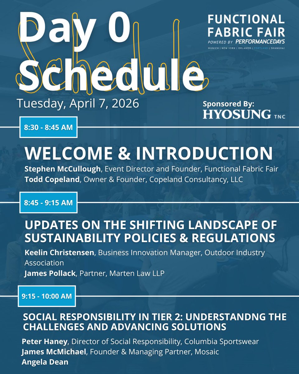 Functional Fabric Fair tweet media