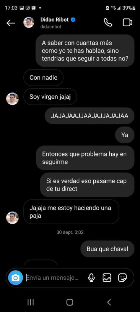Esto del enfermazo de Dídac ribot que fue