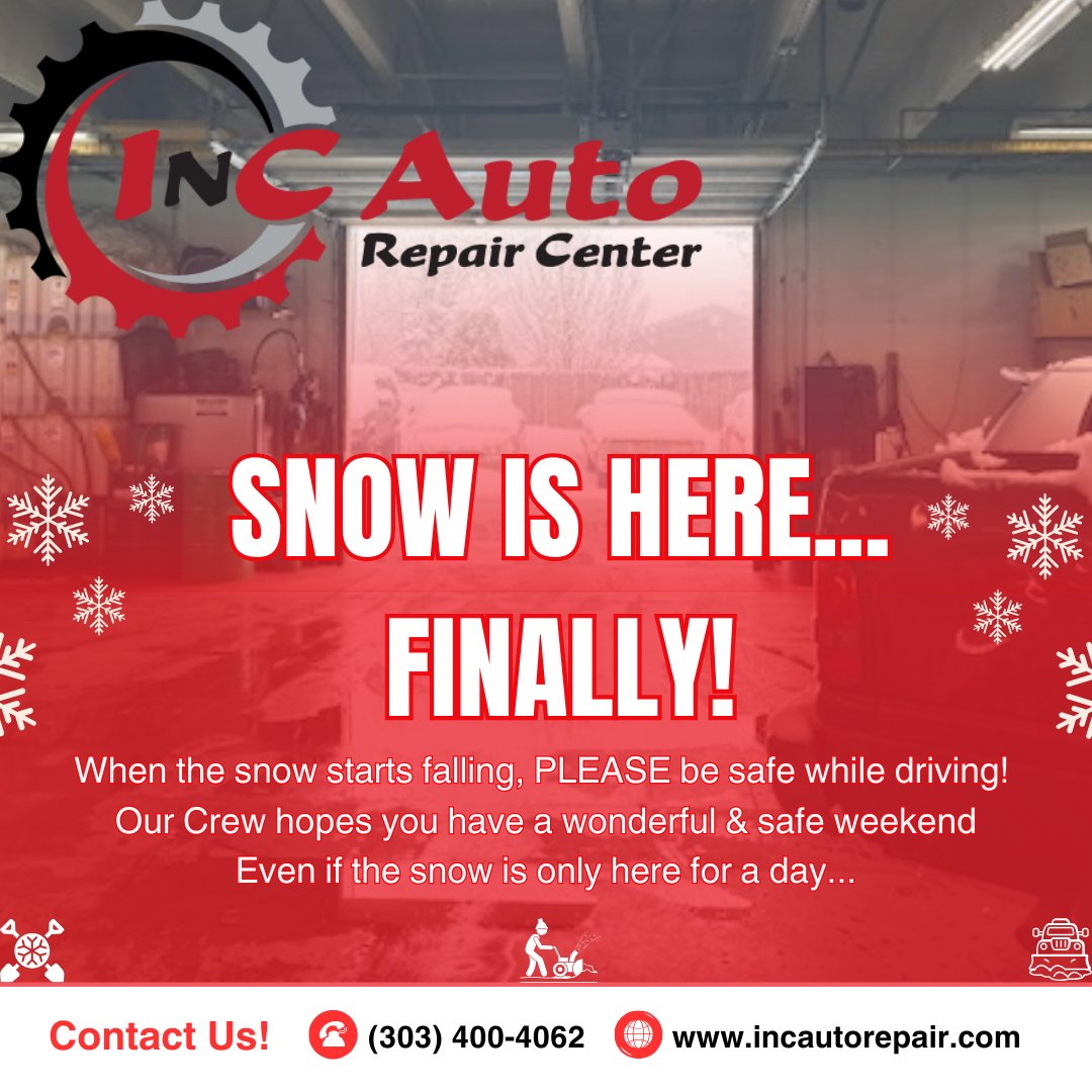 InCAutoRepair's tweet photo. WELP it's here folks...finally 🤣
Anybody else getting more snow than what was forecasted?...
...us too 🥶💀
No complaining here though, we need it!
And yes, we are still OPEN today! If your car starts making noises or acting weird because of the weather, give us a call‼ https://t.co/1wTGkl9Hg6