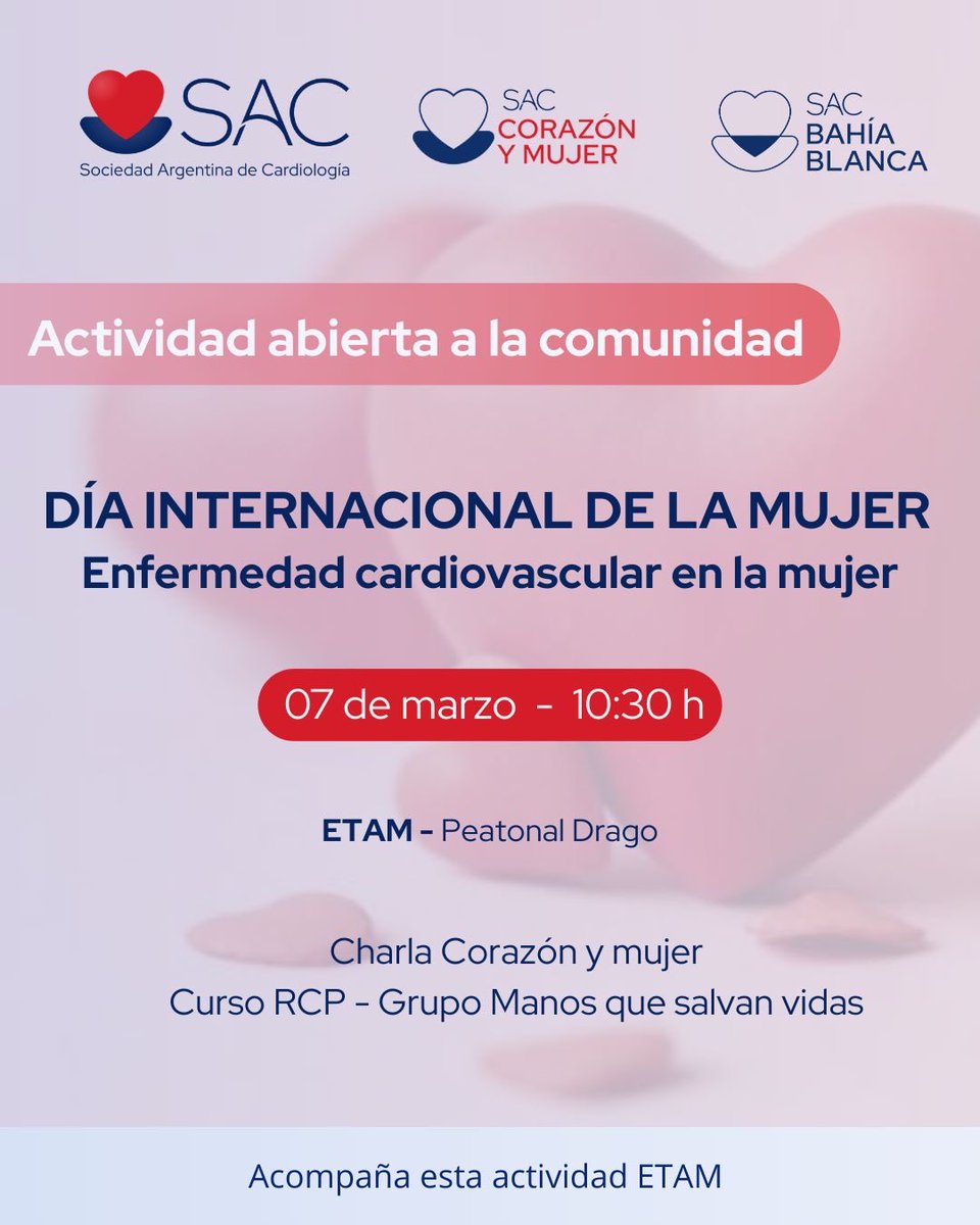 Corazón y Mujer Dra Liliana Grinfeld - SAC/FCA tweet media
