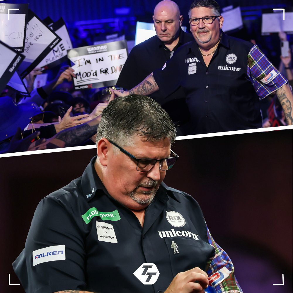 Tungsten_Tales's tweet photo. 👏 UNBELIEVABLE FROM ANDERSON!

The flying Scotsman defeat Dirk Van Duijvenbode with a 107.42 average to glide into round five!

It's been eight years since Anderson lifted a major title and with performances like that he may just add another trophy to his cabinet this weekend 👀

#Darts