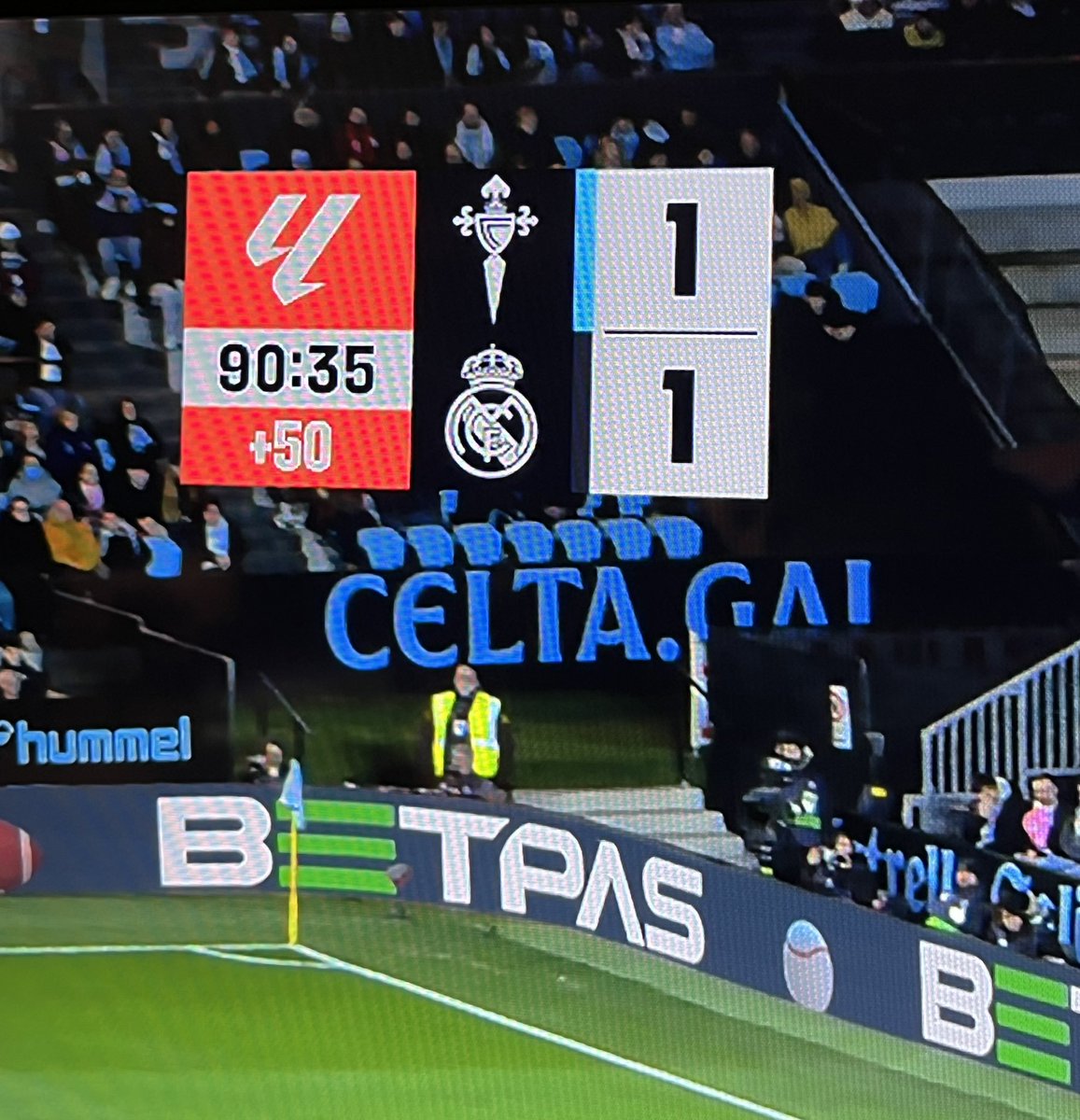 Hasta que marque el Madrid