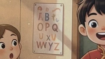 So any kid with an eye for detail is going to be rewarded with ... faceless people, illustrations that directly contradict the core premise of the text, and goofy non-alphabets in the background. Talk about teaching! Generative AI is such a rancid stain, man. Just burn it all.