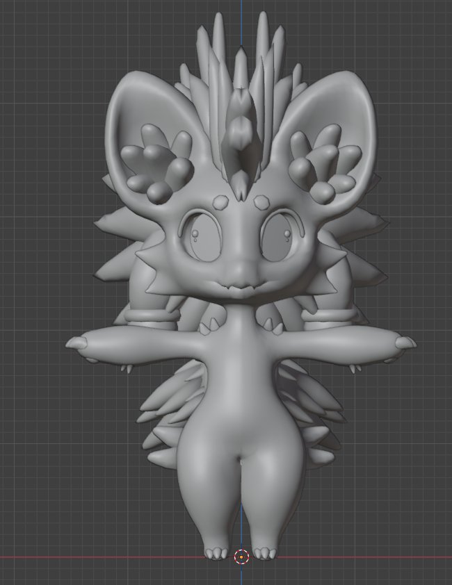 GuttJuice's tweet photo. Wip Chibi model! https://t.co/v5JLk7Rj2E
