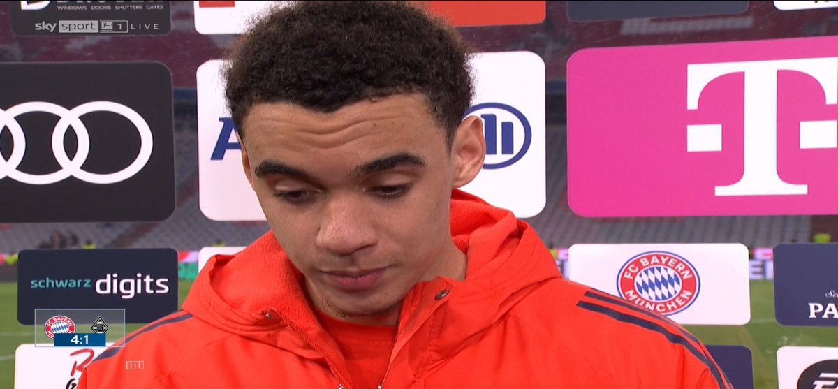 iMiaSanMia's tweet photo. Musiala on wearing the captain's armband for the first time: "I'm not sure why Josh gave it to me. I thought it would be Leon because he's older. But I'm happy. It's a big honour to wear the armband at such a big club" https://t.co/uDJrboOXI1