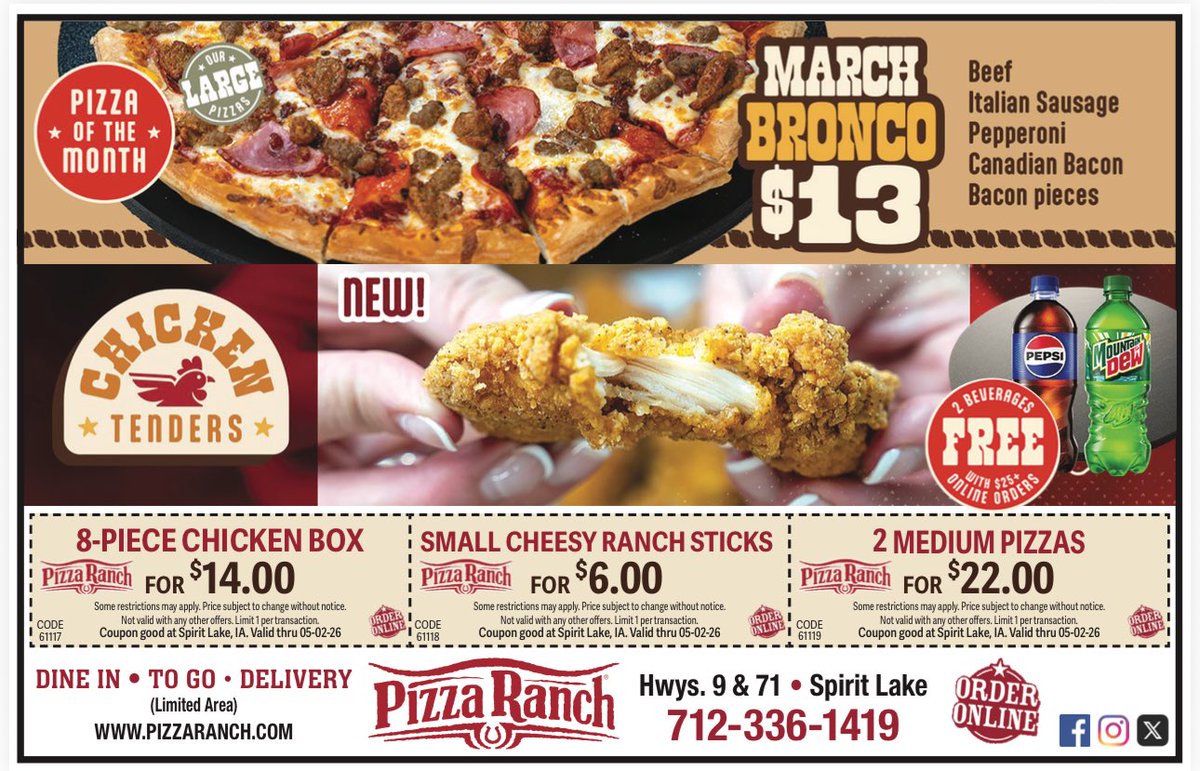 SL Pizza Ranch tweet media