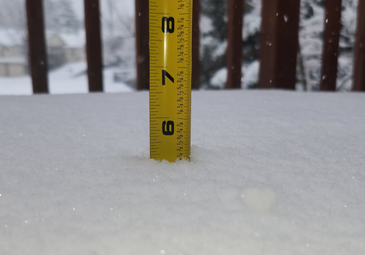 avocationaldude's tweet photo. Snow 5.125" at 2:55 pm, 3/5/26. Centennial, CO near Dry Creek &amp; Quebec. (NWS Spotter # AR1171) SO EXCITED TO FINALLY REPORT SOME DECENT SNOW!!! @NWSBoulder #cowx https://t.co/bvq18ANLzb