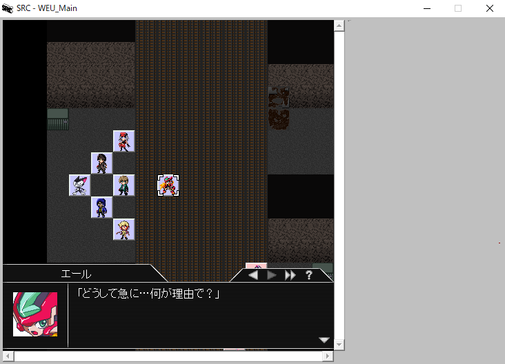 ＨＰにて版権等身大共闘SRCシナリオ「ワールドエンズ・ユートピア」リリースしました。
現在１２話まで。

ＧＳＣサウンドパック、敷島MIDI導入前提ですのでご注意ください。
 #src_srpg