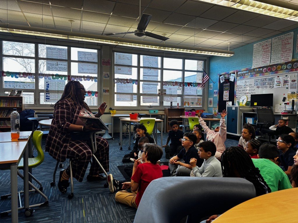 RPS205's tweet photo. Last Friday, RPS 205 Administration &amp; school board members visited Whitehead Elementary to be guest readers as part of the school's Black History Month celebration. https://t.co/Bhtap7hHcG