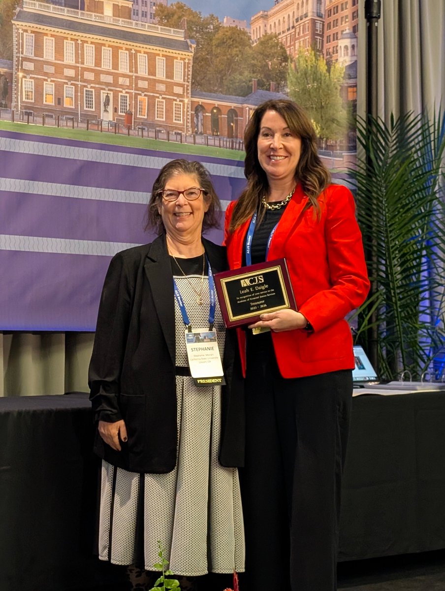 Academy of Criminal Justice Sciences tweet media