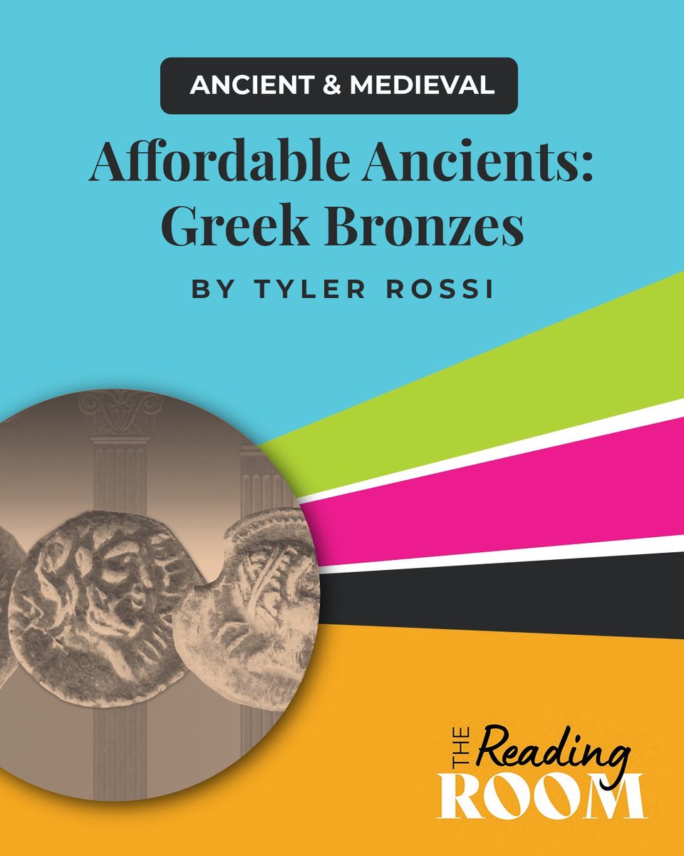 ANACoins's tweet image. In this first installment of Affordable Ancients, we explore overlooked Greek bronze coins.

Discover why these bronzes deserve a closer look in the ANA Reading Room!
bit.ly/46LAd6X

Sponsored content by Shanna Schmidt Numismatics Inc.

#AncientCoins #CoinCollecting