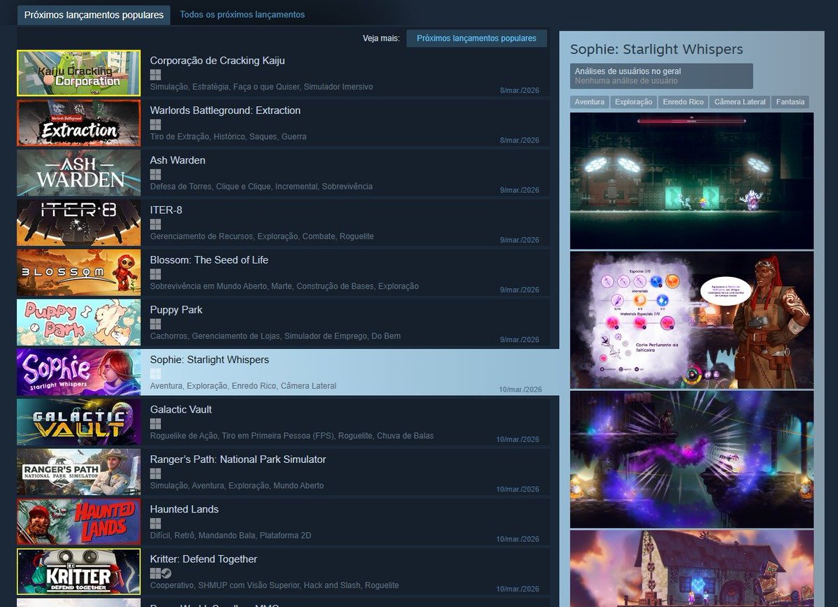 Sophie: Starlight Whispers | Out now on Steam tweet media