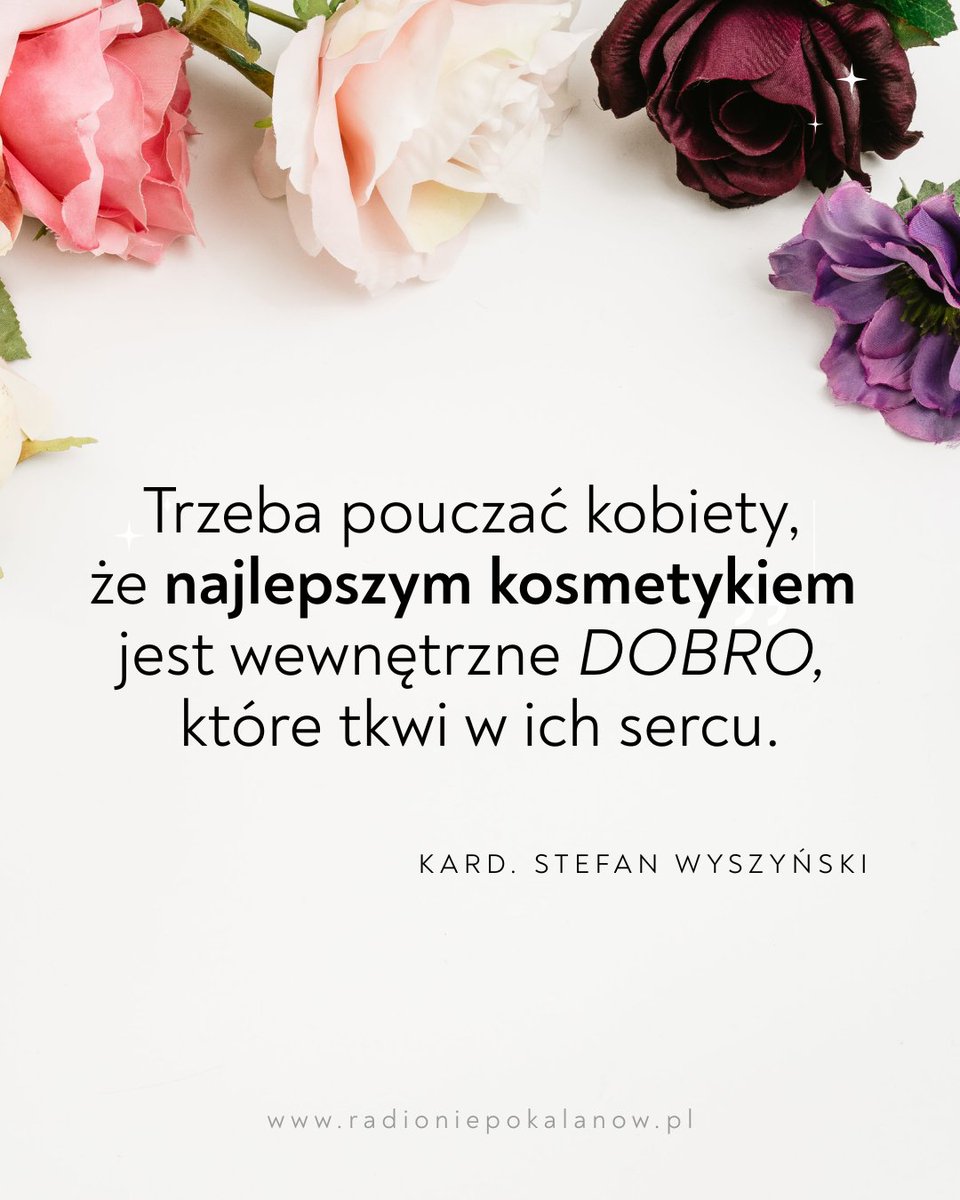 Rd_Niepokalanow's tweet photo. Najlepszy kosmetyk dla każdej kobiety to... #Dobro #DzieńKobiet https://t.co/pY1gJ3ZAIM