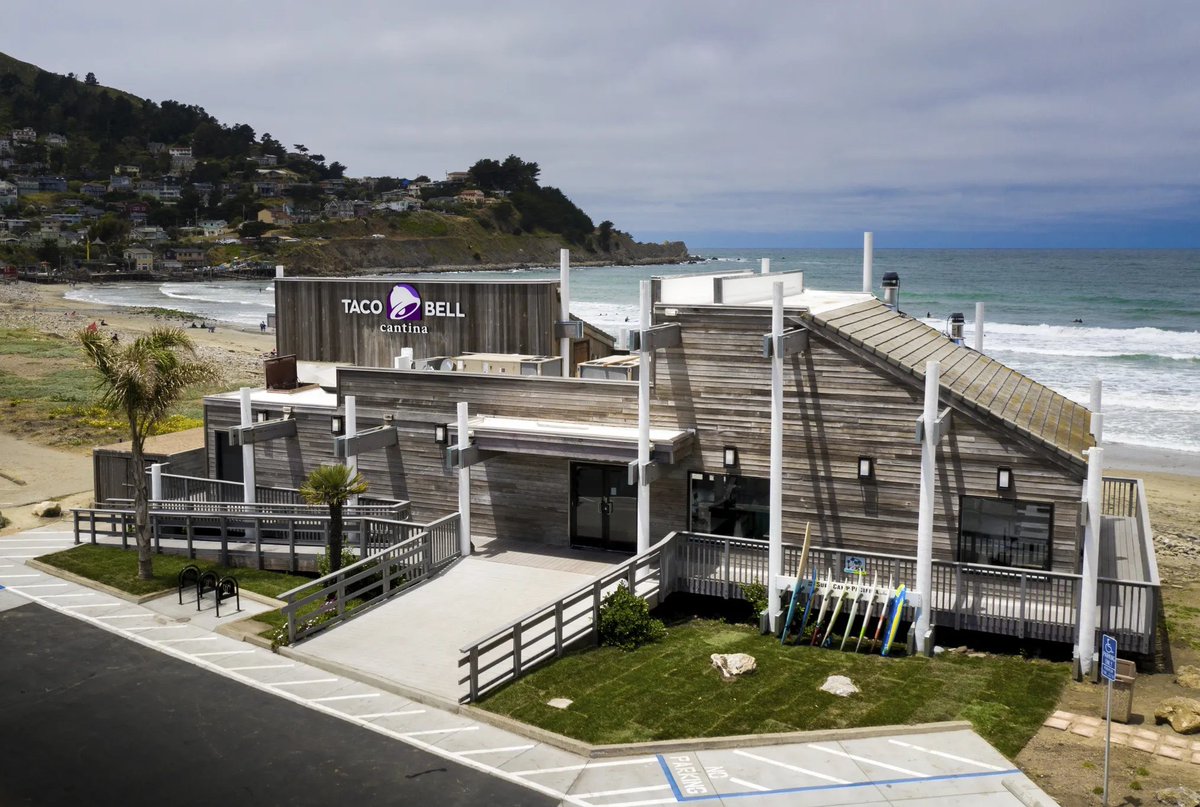 The Taco Bell in Pacifica, CA