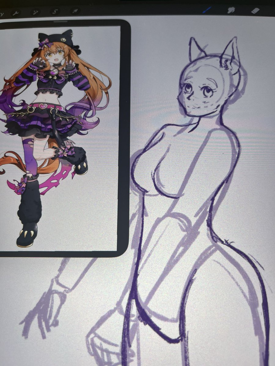 Stress doodling my baby girl