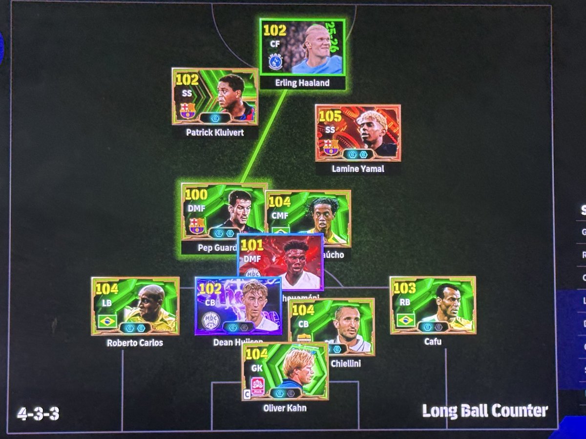 Click_Harder's tweet photo. Rate this squad??

#eFootball https://t.co/KSaMFZYvvP