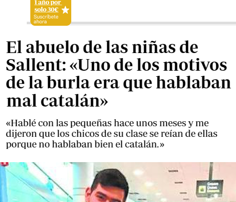 CCivicaCatalana's tweet photo. Hace 3 años las niñas Alana y Leila, gemelas hispanohablantes de origen argentino que cursaban sus estudios en Sallent, la Cataluña más separatista se suicidaron tras sufrir acoso en la escuela

El nacionalismo catalán quiso tapar enseguida el escándalo y sus causas

No olvidamos https://t.co/iM6Af6QZ6C