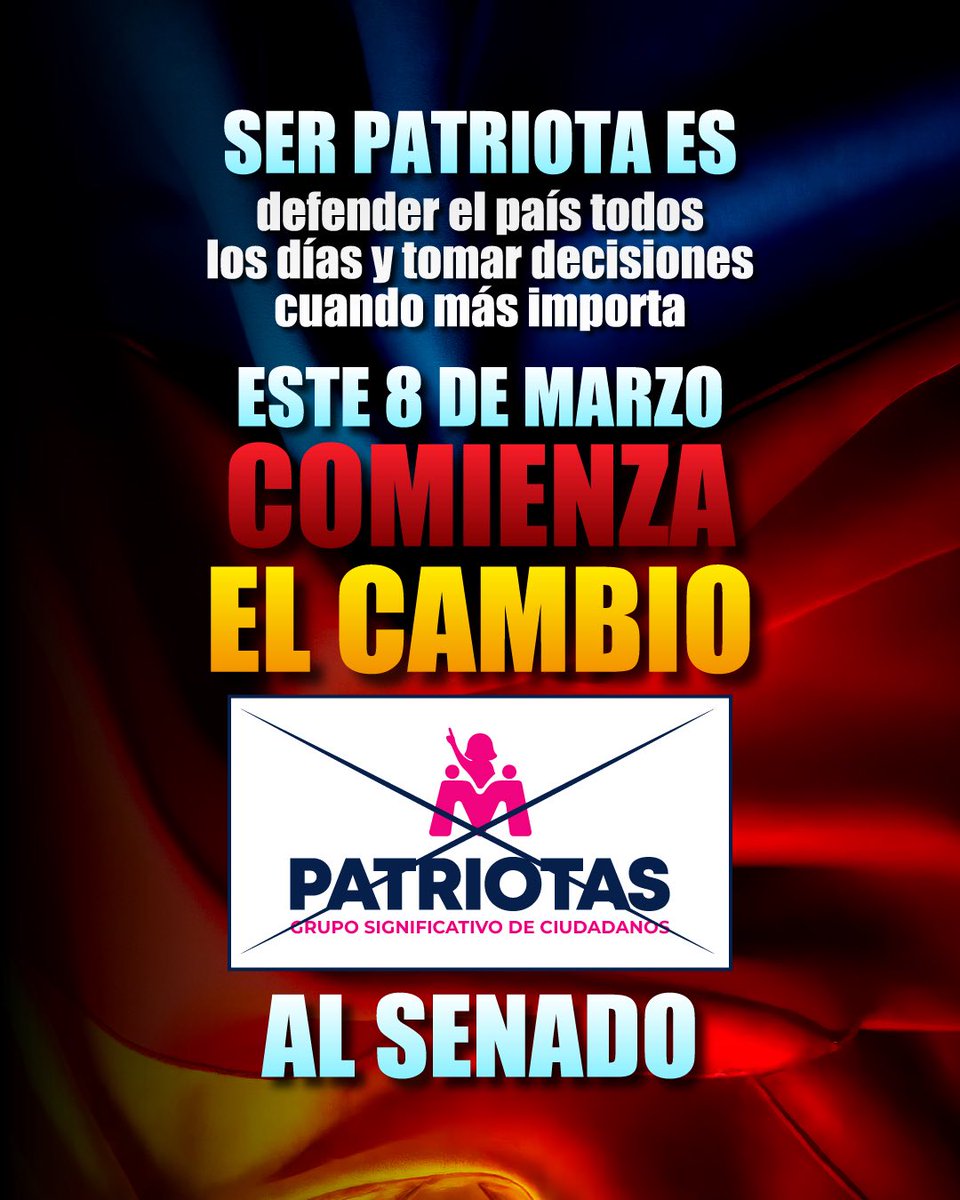 Marferodrigu's tweet photo. Colombia despierta con Patriotas y @ABDELAESPRIELLA #FirmesConPatriotas https://t.co/cB1F3e5ew4