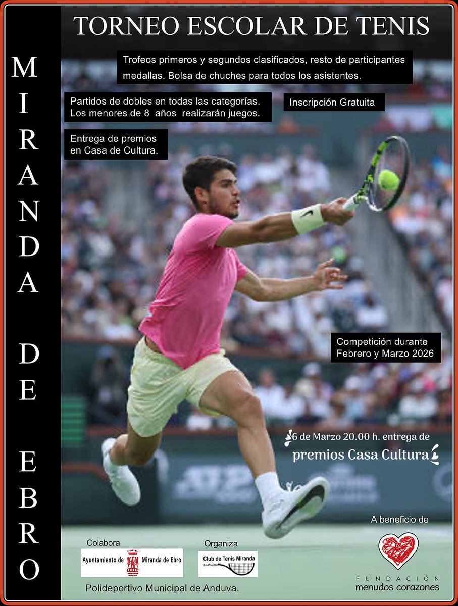 Club deTenis Miranda tweet media