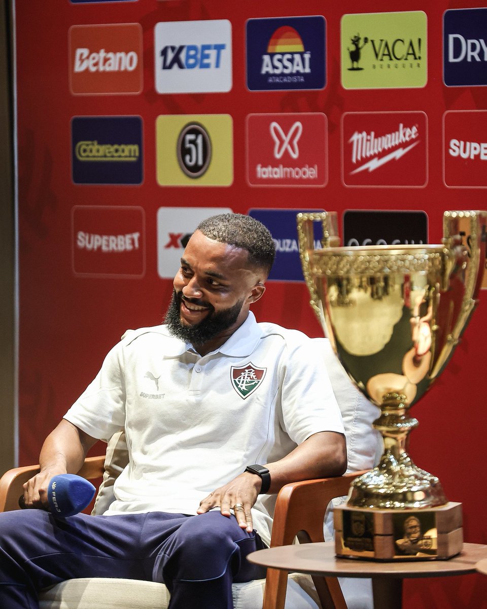 FluminenseFC's tweet photo. "O @Cariocao vale muito pra gente. Seria muito especial conquistar esse título e coroar o trabalho que vem sendo feito. Vale muito, sim, essa taça. A nossa equipe tem que entrar e defender isso com toda nossa força e nossa garra"

Vamos lutar por mais essa taça, Fluminense! 🇭🇺 https://t.co/aIIiW4U3L2