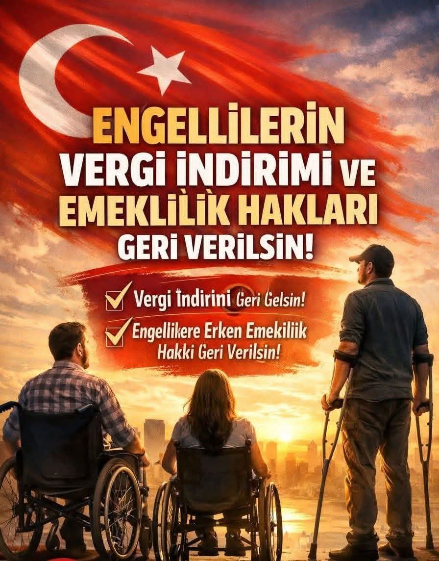 Ben bugün burada sadece kendi adıma konuşmuyorum. Benimle birlikte yıllardır sessizce bekleyen, umut eden, ama çoğu zaman duyulmayan binlerce engelli bireyin duygusunu taşıyarak konuşuyorum.
Bizler hayatın zaten zor olan yollarında yürümeyi öğrenmiş insanlarız. Bedenimizin
