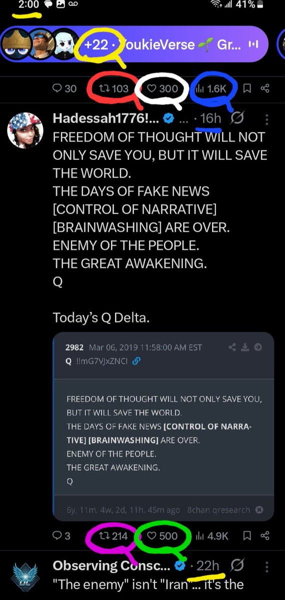 DeanDavis33's tweet image. 😁1️⃣6️⃣ #Sixteen 🪞
5️⃣🐇2️⃣ #FiveTwos 😎
5️⃣0️⃣0️⃣ #FiveHundred 
2️⃣2️⃣4️⃣ #TwoOneFour 
1️⃣0️⃣3️⃣ #OneZeroThree 
🎰 #WhatAreTheOdds 🪽
3️⃣0️⃣0️⃣ #ThreeHundred