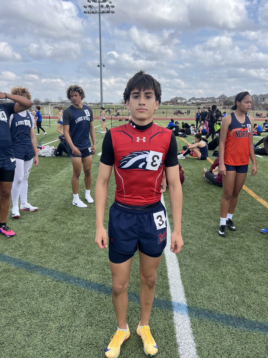 CoachTraylorMED's tweet photo. Luke Rasca with a PR in the 300 hurdles‼️ @McKinneyBoydXC https://t.co/CbrKrsgfqD