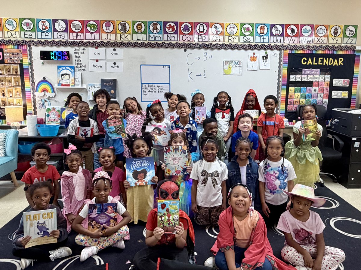 This week at AJX! We are putting a spotlight on our scholars that dressed as their favorite book! Read Across America promotes literacy, motivation to read, and foster a love of books!#TeamAJX🦅

Reminder: 
-Math benchmark 3/10
-Science benchmark 3/11
-Sneaker Ball 3/13