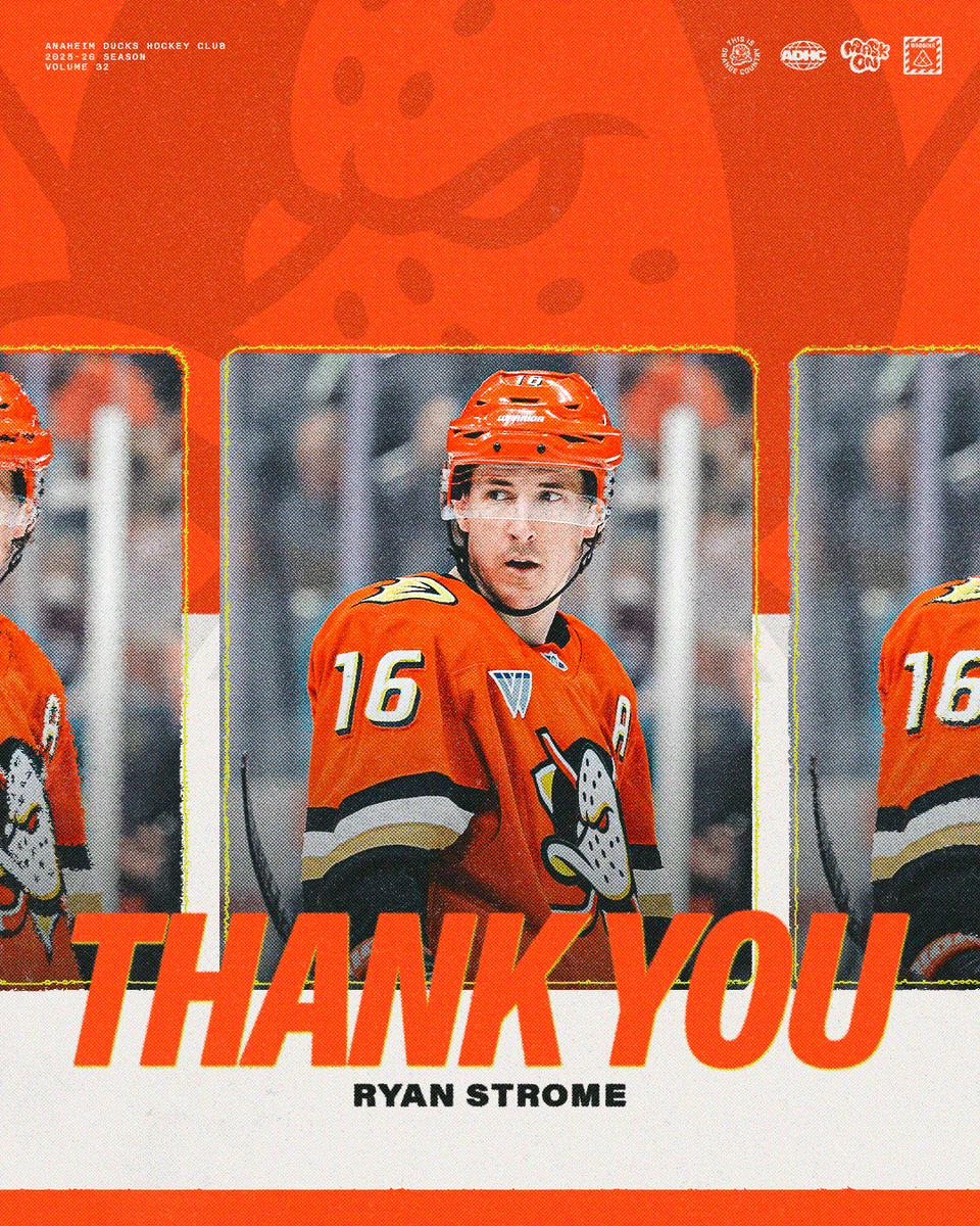 AnaheimDucks's tweet photo. A fantastic teammate and representative for our team in the community. Thank you, @strome18,  and wishing you the best in Calgary. https://t.co/QJGj1OHA5q