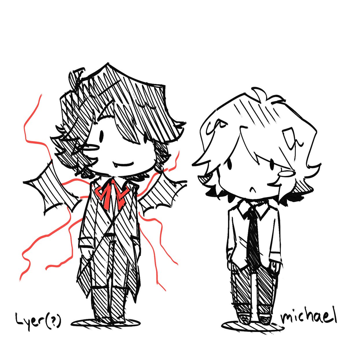 muppysmettsdp's tweet photo. i know NOBODY gaf but. #miasworld fanart in the big 26 doodleoodle,,, these two have consumed my brain for years https://t.co/IDrdeDnBHU
