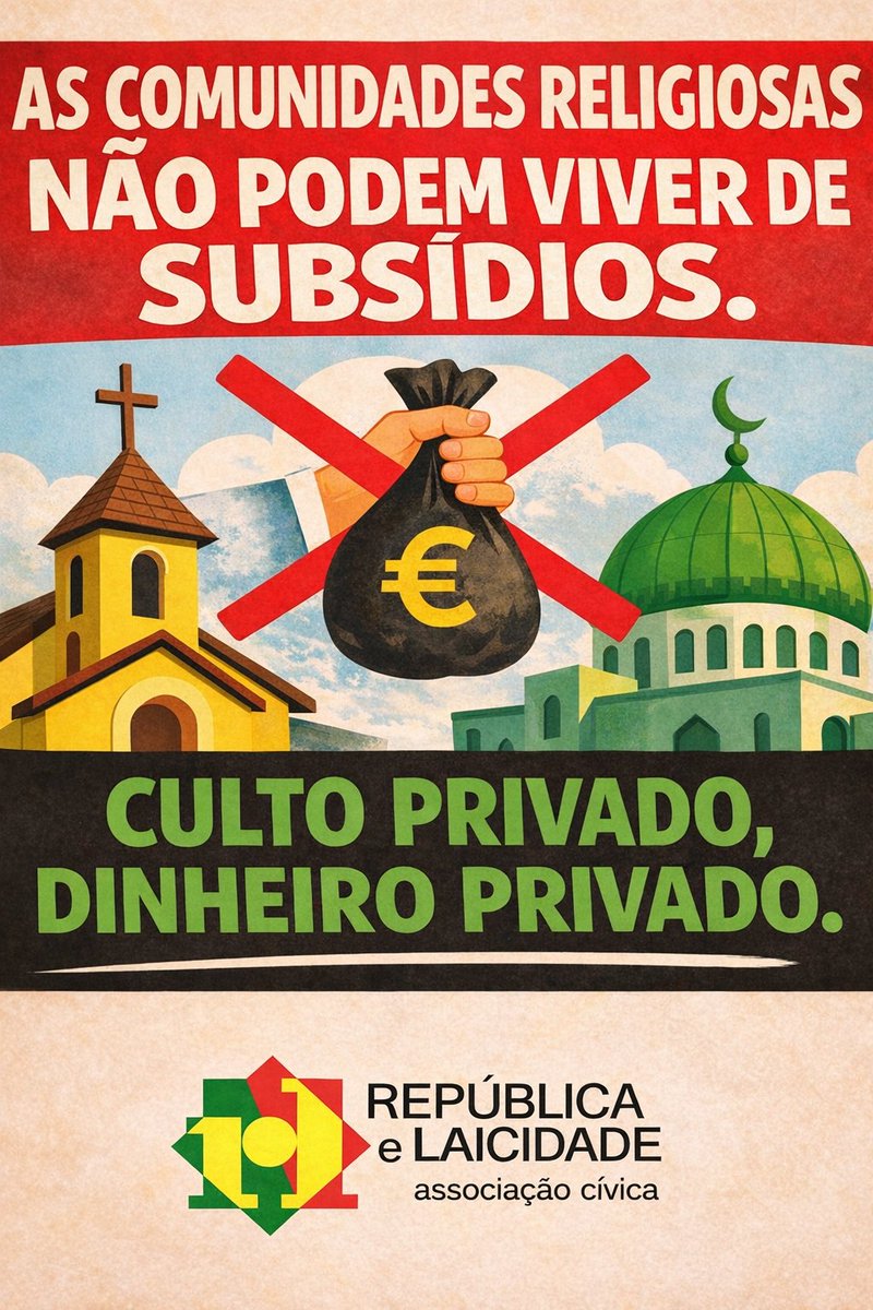 Associação República e Laicidade tweet media