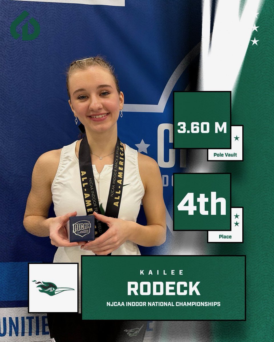 Kelly Rodeck Kailee Rodeck earns 4th place in pole vault for @dupagexctf at the ...