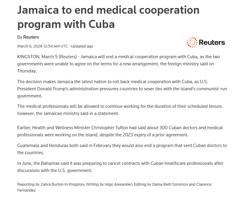 FlconEYES's tweet photo. #MedicosEsclavos, #Espias, #Agentes, #Personeros cubanos retornan de #Jamaica, luego que este país terminara la misión.
EDR725 | Fly AllWays | PZ-TFC | https://t.co/HgfMvMCcpi
#Montego-#Habana sin destino declarado.
Para no llamar atención, que no sea vuelo regular.
#Now #ADSB #cuavion #Cuba #6Mar